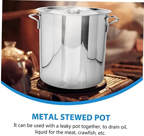 2-Piece Crayfish Boiler Containers for Food Preparation