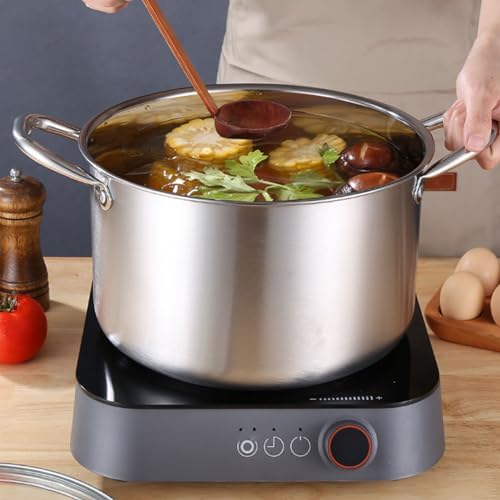 High-Quality 304 SS Stockpot with Lid