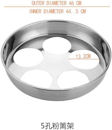 ZIXIAOS 5-Basket Stainless Steel Pasta Pot Set