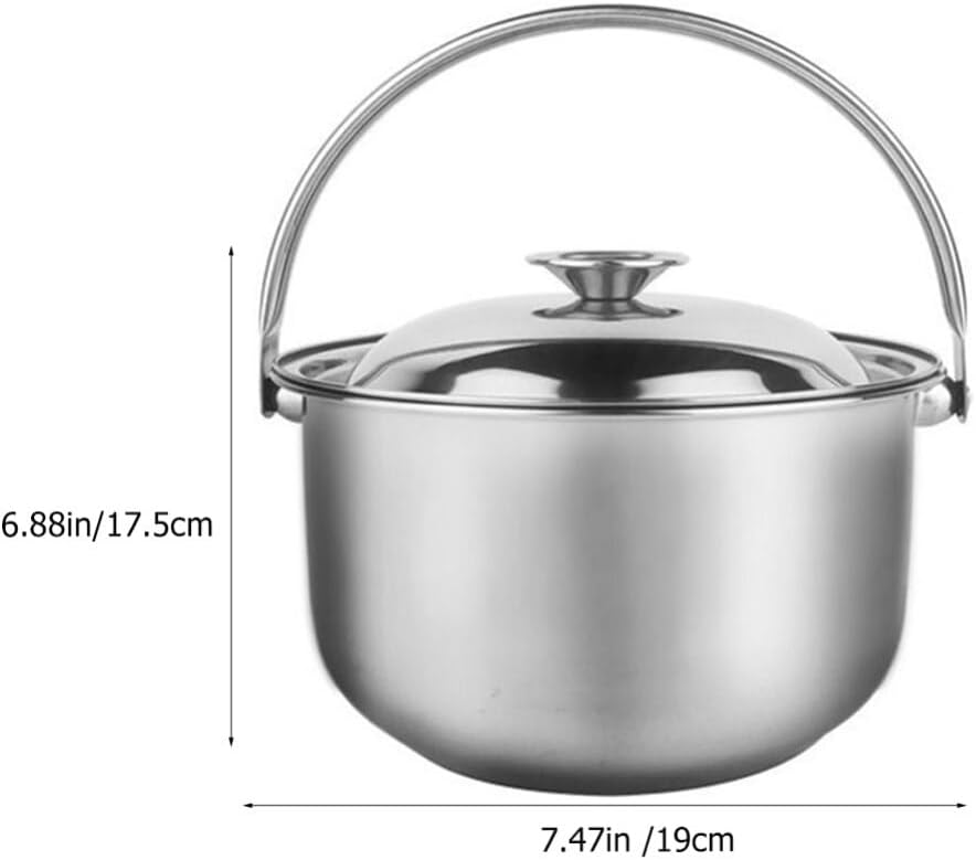 Zerodeko Stainless Steel Stock Pot With Lid