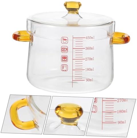 Luxshiny Glass Steaming Egg Bowl