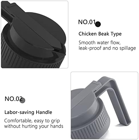 Premium Reusable Mason Jar Lids with Pour Spout by Drsn