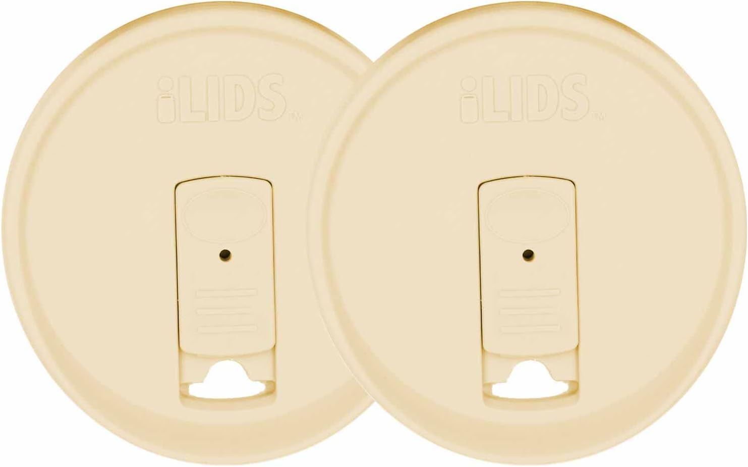 iLIDS Mason Jar Drink Lid Capacity 12oz Fuel-Resistant Sealed lid 2-count