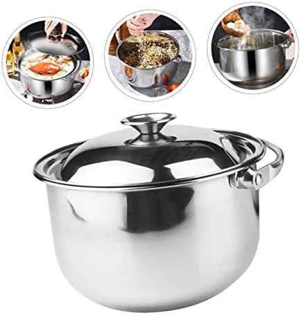 Cozy Multi-Purpose Stainless Steel Cooking Pot and Serving Bowl