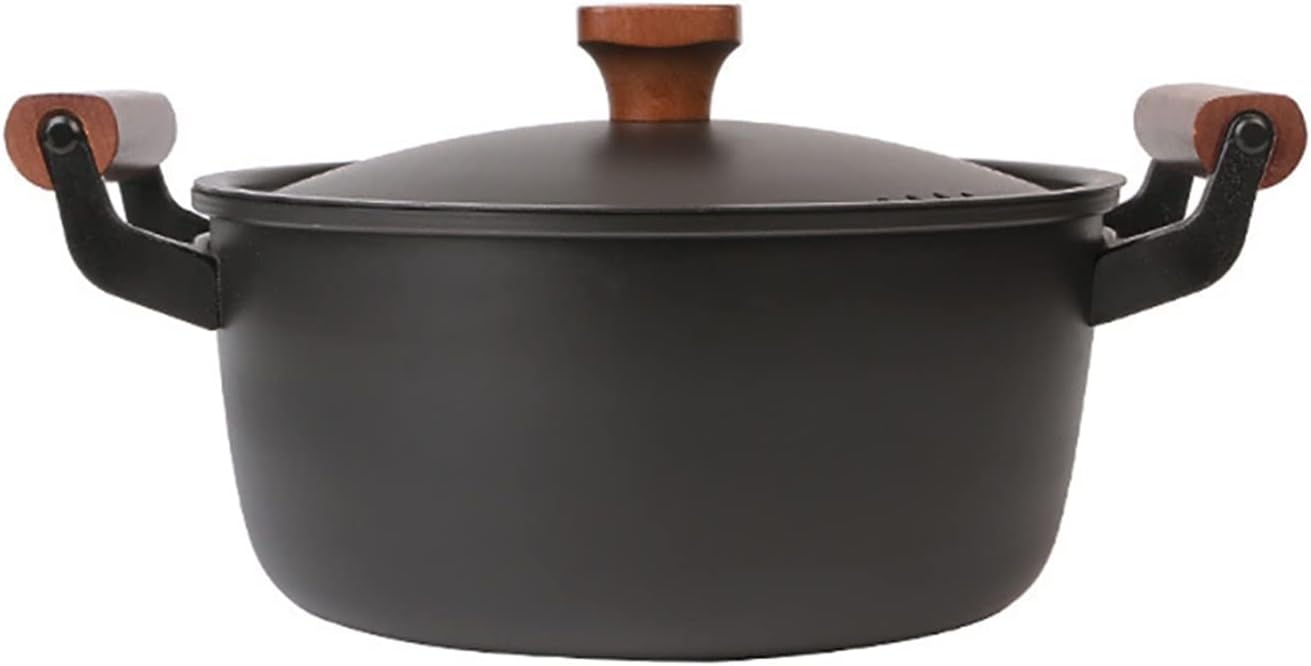NTK Cast Iron Stockpot Dual Function Pot for Soups Stews More