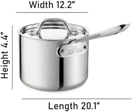 Ultimate Durable 2 qt Covered Saucepan for the Home Chef