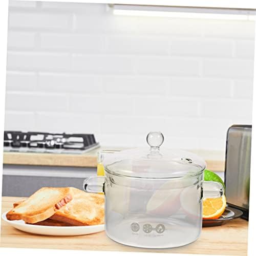 BrightFUFU 1500ml Glass Stew Cooker