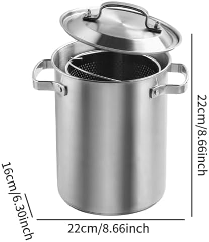 Perfect Stainless Steel Stockpot with Handle Durable Multi-Purpose Kitchen Tool