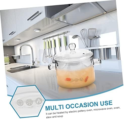 High Borosilicate Glass Stockpot Perfect for Korean Ramen