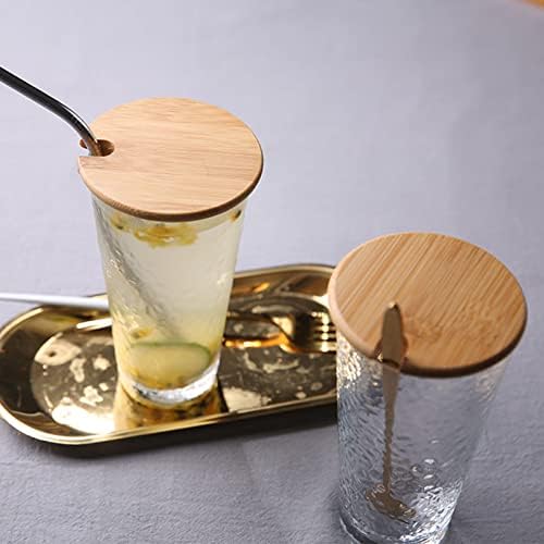 4-Piece Bamboo Mug Lids Heat-Resistant