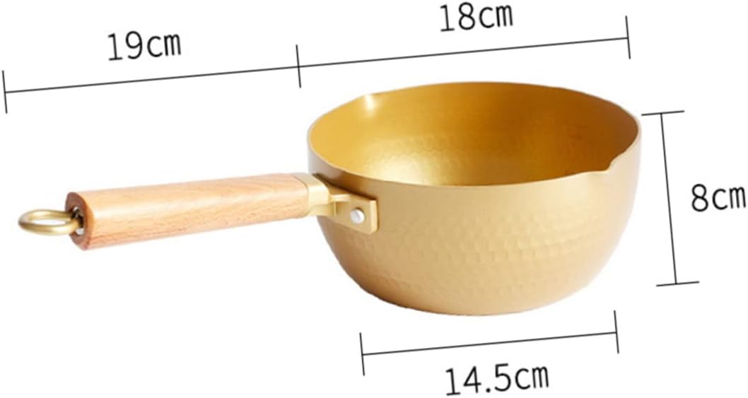 Non-stick Ergonomic sauc pot with double diversion trench