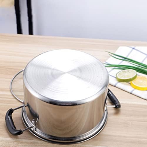 Stainless Steel Stock Pot with Lid 15 Quart