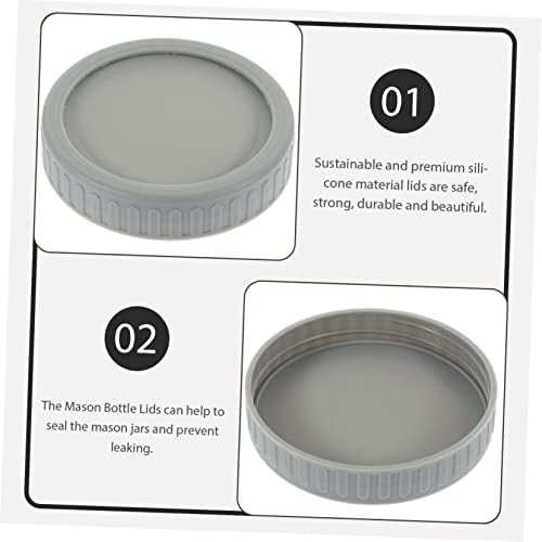4-Pack Mason Jar lids Self-Closing Canning Jar Top Lid Set