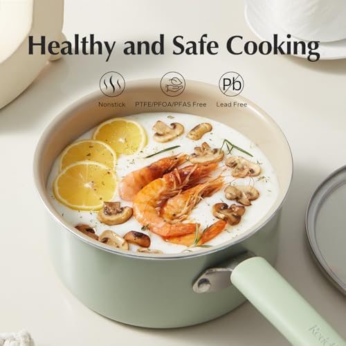 Redchef Nonstick Ceramic Saucepan Reliable Safe Kitchen Tool