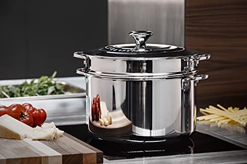 Le Creuset Tri-Ply Stainless Steel 9 Quart Stockpot Energy-Optimized