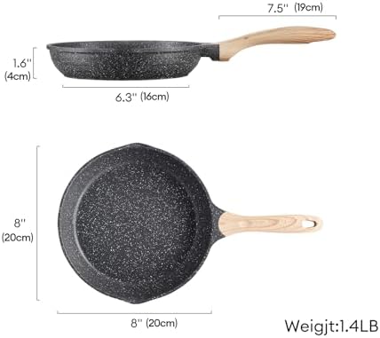 Safe Nonstick Frying Pan PFOA-Free Ergonomic Design Upgrade Your Cooking Experience