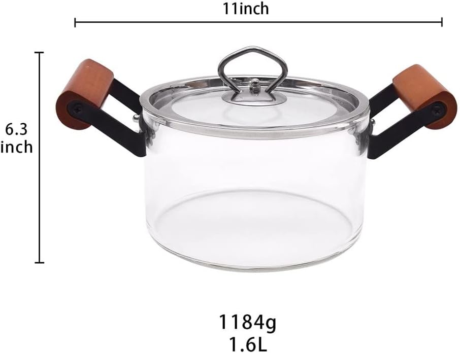 GAELOP DFHBFG Glass Saucepan