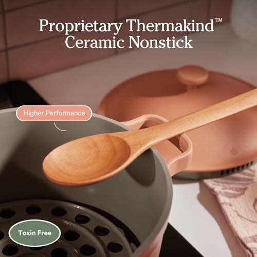 Our Place Perfect Pot - 55 qt Nonstick Ceramic PTFE-Free Safe Easy