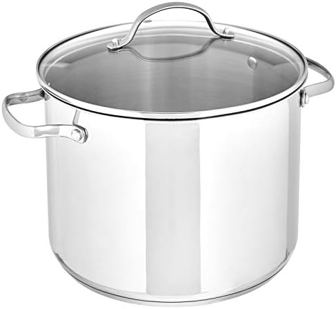 Amazon Basics Stainless Steel Stock Pot with Lid