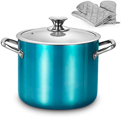 FRUITEAM Nonstick Stock Pot 7 Qt Perfect for Family Meals