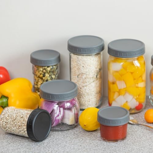 Perfect Mason Jar Lids - 18-Pack Mixing Set