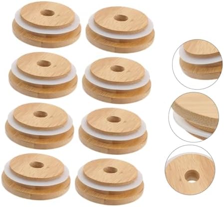VOSAREA 4-Piece Lids Set for Mason Jars More