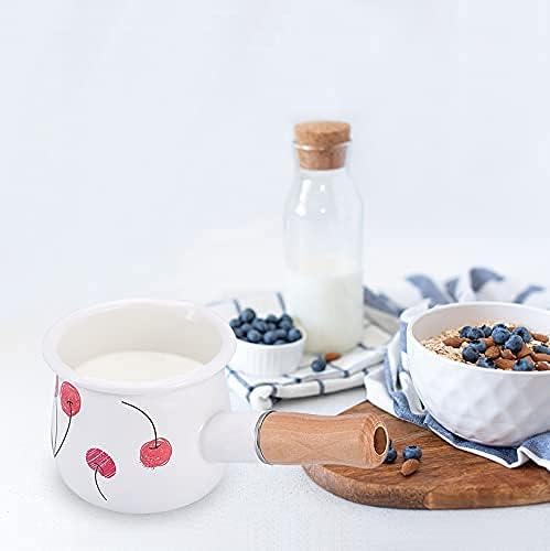Mini Enamel Milk Pot for Warming
