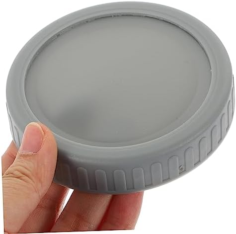 5 Sets Mason Jar Lids with Grey Sealing Covers 1