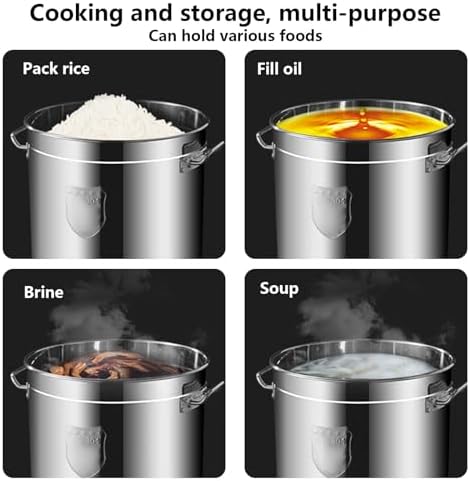 AIZYR 304 Stainless Steel Stock Pot 25x26cm 1