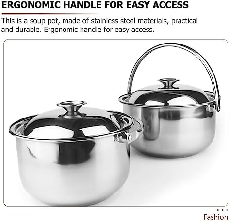 Zerodeko Stainless Steel Stock Pot With Lid