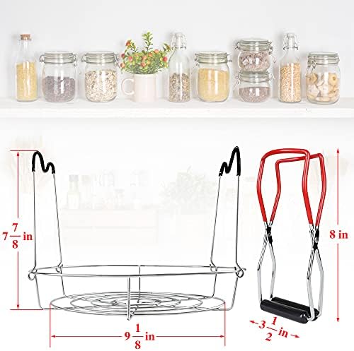12-inch Stainless Steel Canning Rack Holds 7 Pints or 6 Quarts