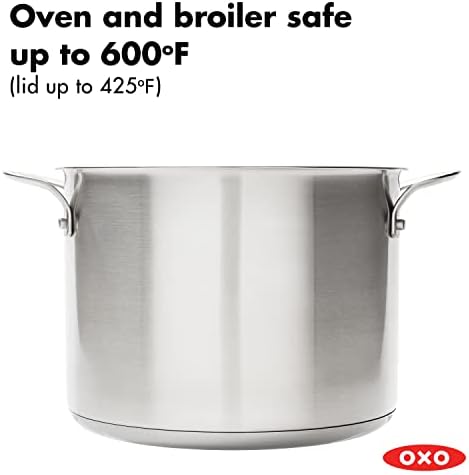 Oxo Stainless Steel 84QT Multipurpose Boiler Pot with Steamer