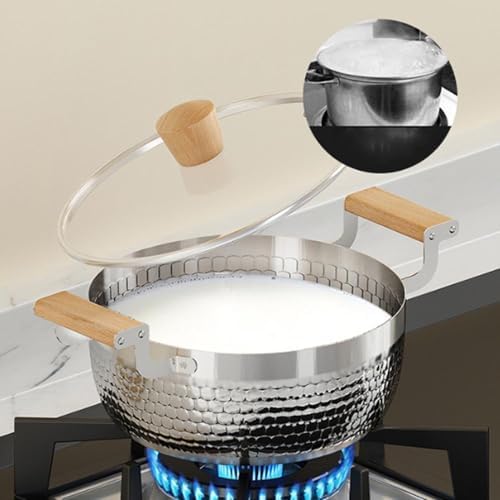 Durable Stock Pot with Lid for Cooking