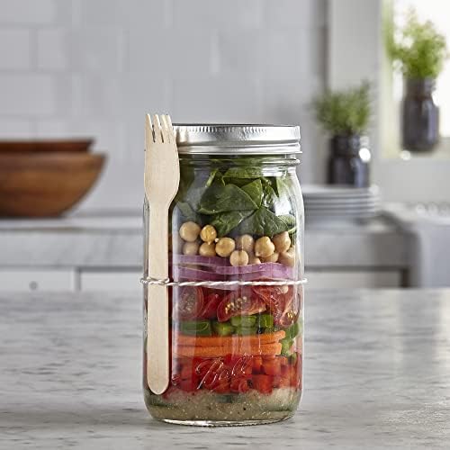 Ball Wide Mouth Quart Mason Jars with Lids and Bands