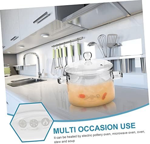 DECHOUS High Borosilicate Glass Stockpot