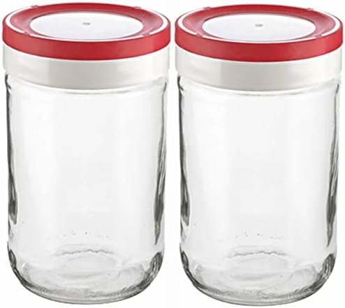 Tribello 22oz Mason JarsWide MouthPerfect for Canning StorageCapacity2x22oz