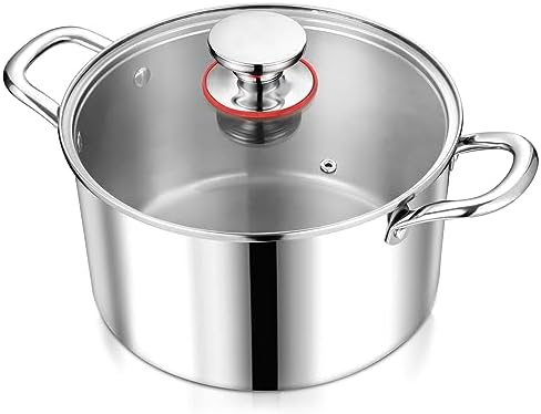 PP CHEF 6 Quart Stockpot with Lid 1