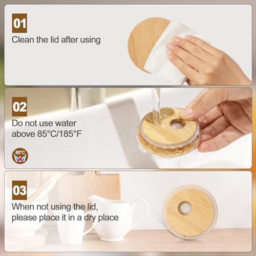 Perfect Bamboo Lids for School Lunches and Parties