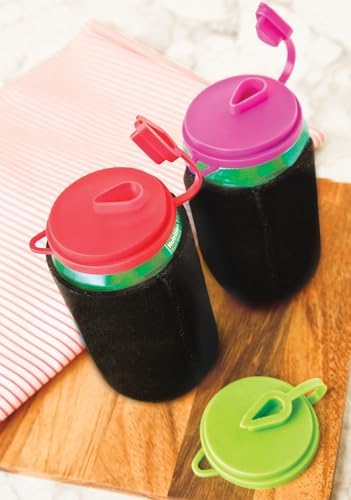 Fox Run Can Cover Lid with Spout Red