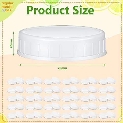 Perfect Mason Jar Lid - Easy Open Leak-Resistant Durable