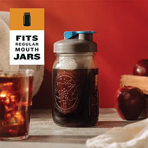 County Line Kitchen Mason Jar Flip-Cap Lid Durable Leak-Proof