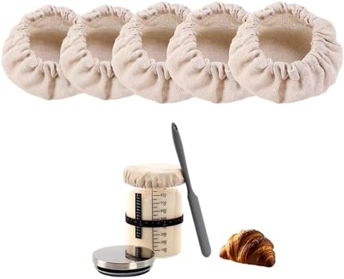 5-Piece Cloth Jar Covers for Canning Starters