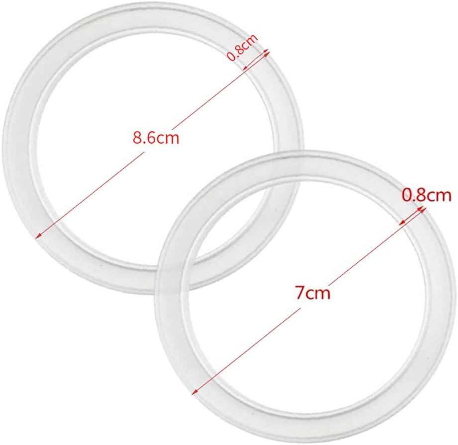 20 Pcs Silicone seal rings for 86mm