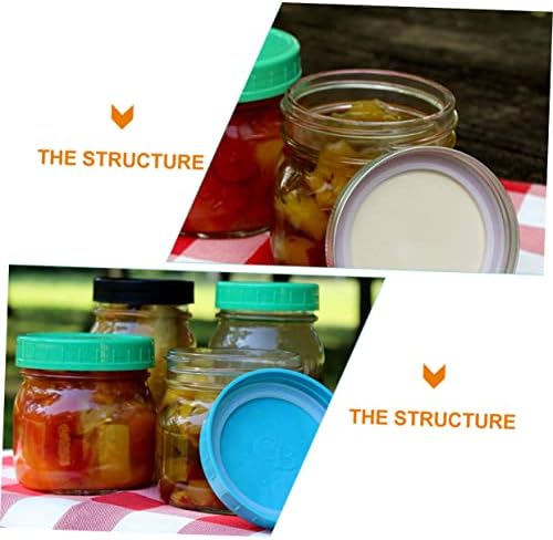 Leak-Proof Silicone Rings for Mason Jars