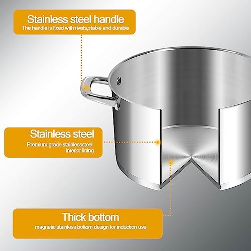 10 QT Stainless Steel Stock Pot