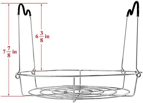 12-inch Stainless Steel Canning Rack Holds 7 Pints or 6 Quarts