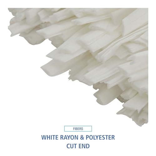 Boardwalk Cut-End Wet Mop Head No 24 White 12Carton