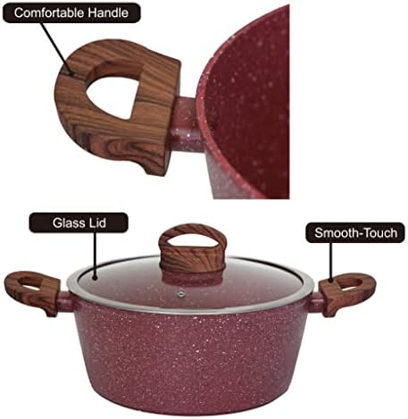 Easy Chef Always 6 Quart Nonstick Dutch Oven with Lid