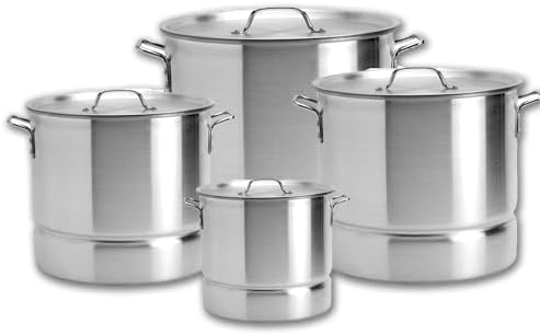 Compact Aluminum Stock Pot Set