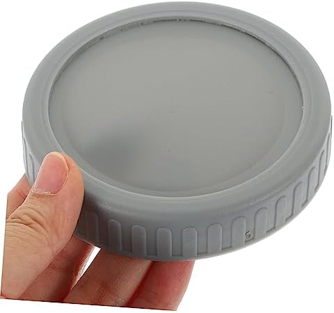 SECFOU 5-Piece Wide Mouth Mason Jar Lids Set